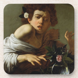 Boy Bitten by a Lizard, c.1595-1600 (oil on canvas Coaster