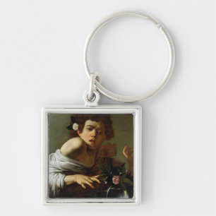 Boy Bitten by a Lizard, c.1595-1600 (oil on canvas Key Ring