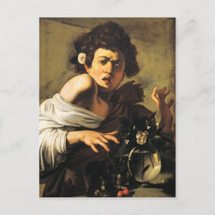 Boy Bitten by a Lizard, Caravaggio Postcard