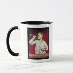 Boy Blowing Bubbles, 1867-69 Mug