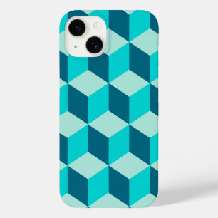 Boy Blue Building Blocks Seamless Pattern Case-Mate iPhone 14 Case