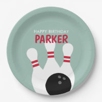 Boy Bowling Birthday Party 