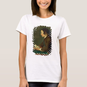 Boy Building a Castle of Cards (oil on canvas) T-Shirt