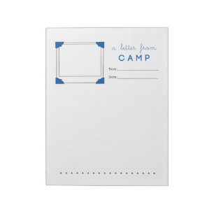 Boy Camp Stationery Camp Letter Notepad