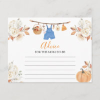 Boy Clothes Pumpkin Baby Shower Advice For Mum
