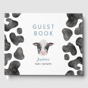 Boy Cow Baby Shower  Guest Book