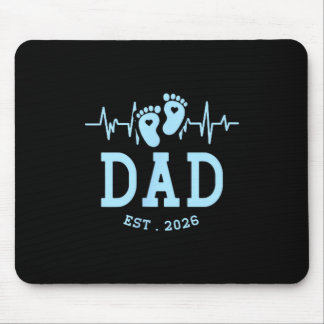 Boy Dad Est 2026 New Daddy Baby Expecting First Fa Mouse Mat