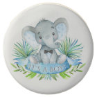 Boy Elephant Baby Shower Cookies
