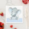 Boy Elephant Baby Shower Paper Napkins