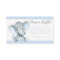 Boy Elephant Diaper Raffle Tickets