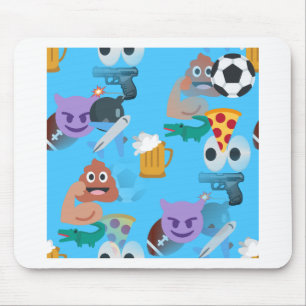 boy emoji mouse mat
