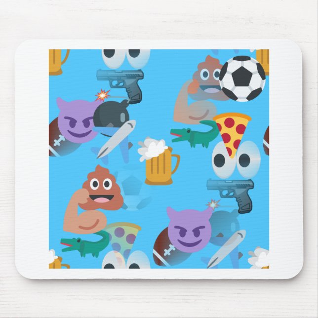 boy emoji mouse mat (Front)