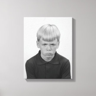 Boy Facial Expressions Canvas Print
