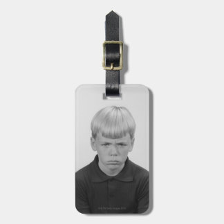 Boy Facial Expressions Luggage Tag