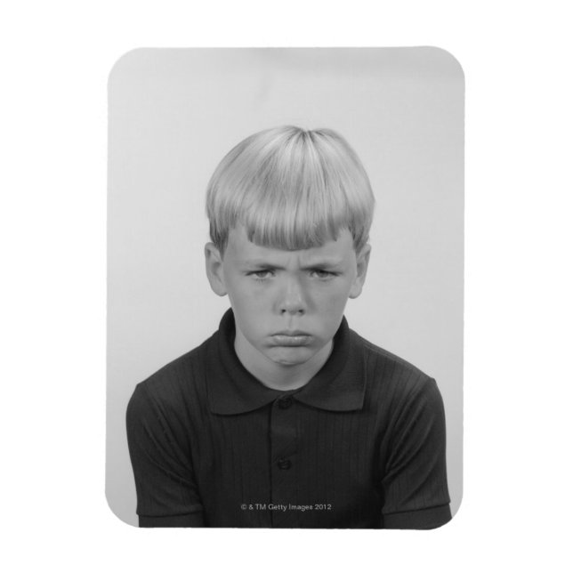 Boy Facial Expressions Magnet (Vertical)