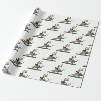 Boy Fairy Riding On Turtle Wrapping Paper