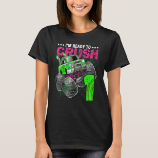 Boy   First Day Of School I'm Ready To Crush 1st B T-Shirt