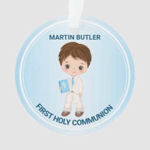 Boy First Holy Communion Acrylic Ornament