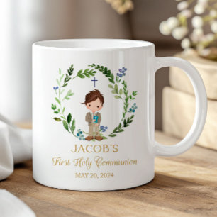 Boy First Holy Communion Ceramic Mug 11 oz