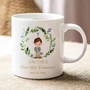 Boy First Holy Communion Favour Ceramic Mug 11 oz