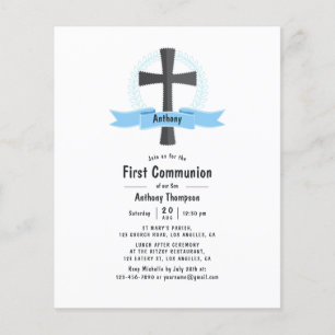 Boy First Holy Communion Flyer