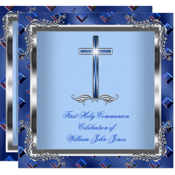 Blue First Holy Communion Celebration Gifts & Gift Ideas | Zazzle UK