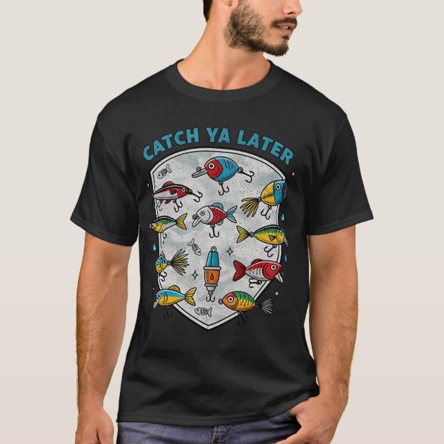 Boy Fishing T-Shirt (Front)