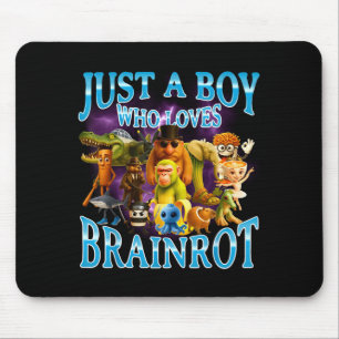 Boy Funny Italian Brainrot Lover Meme Internet Mouse Mat