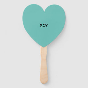BOY GENDER REVEAL SIGN HAND FAN