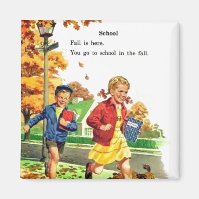 Boy & Girl Back to School Magnet (Front)