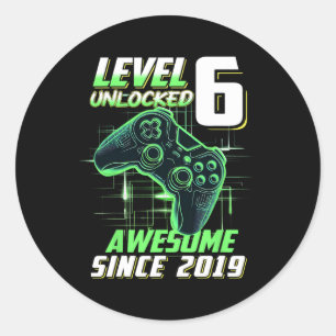 Boy Girl Birthday Classic Round Sticker