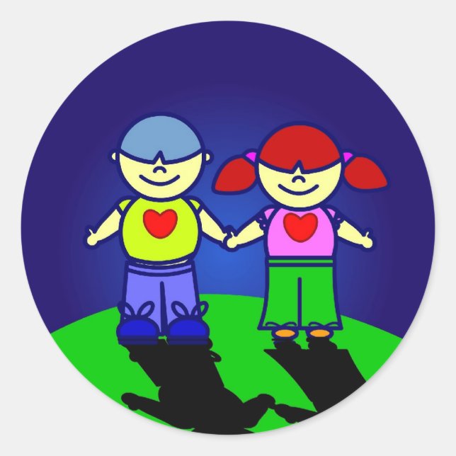 BOY & GIRL Sticker (Front)