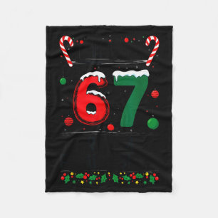 Boy Girls 6 7 Xmas Funny 67 Meme This Is My Christ Fleece Blanket