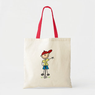Boy Golfer Tshirts and Gifts Tote Bag