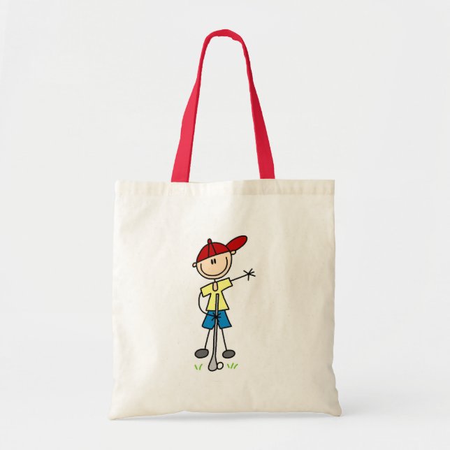 Boy Golfer Tshirts and Gifts Tote Bag (Front)