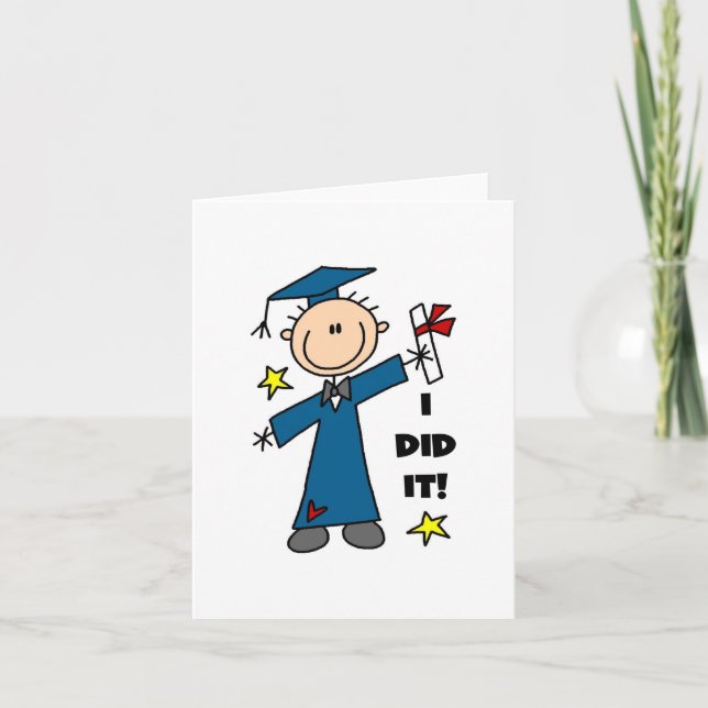 Boy Graduate Card (Front)