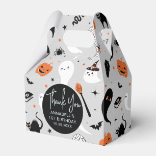 Boy Halloween Birthday Party Favour Box