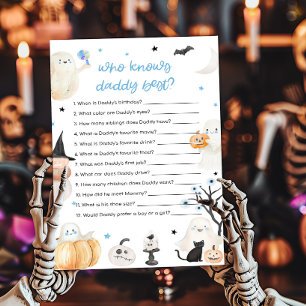 Boy Halloween Who knows Daddy Best Game