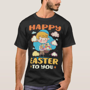Boy Happy Easter Christian Easter T-Shirt