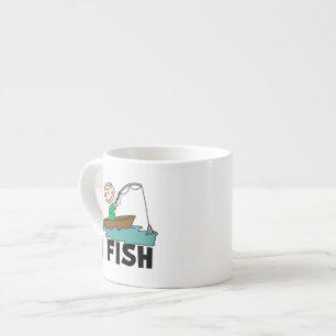 Boy I Fish Espresso Cup