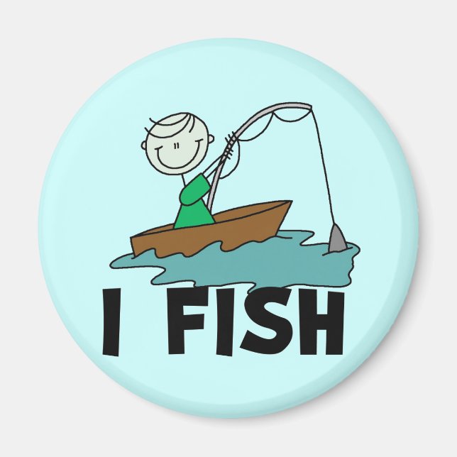 Boy I Fish Magnet (Front)