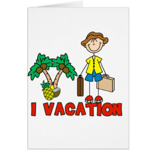 Boy I Vacation Card