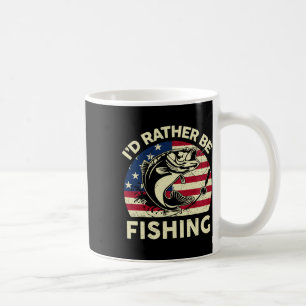 Boy Id Rather Be Fishing-shirt Men Youth Kid Funny Coffee Mug