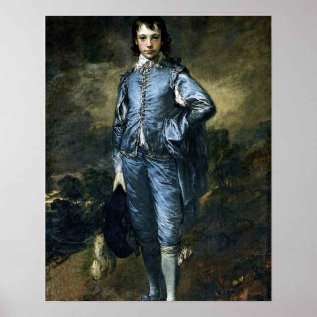 Boy in Blue by Thomas Gainsborough Poster (Front)