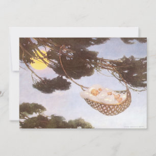 Boy in Hassoc Tree by Jessie Willcox Smith Invitation