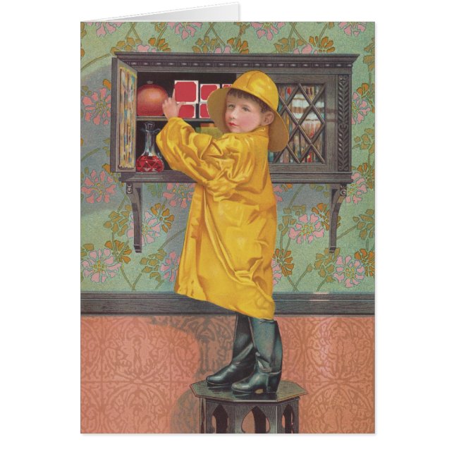 Boy in Raincoat (Front)