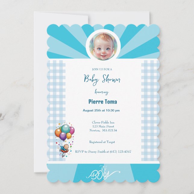 BOY  INVITATION (Front)