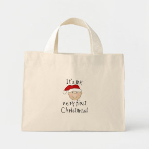 Boy It's My Very First Christmas Tshirts and Gifts Mini Tote Bag
