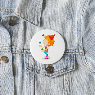 Boy Juggling 7.5 Cm Round Badge