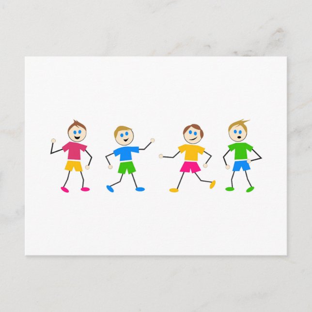Boy Kids Postcard (Front)